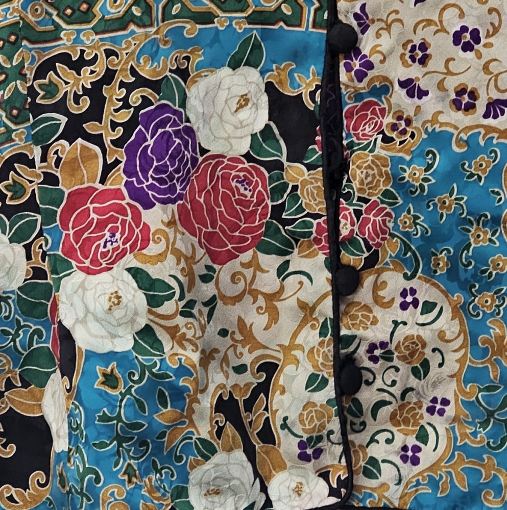 Adrianna Papell VTG Silk Blazer - Picture 4 of 11